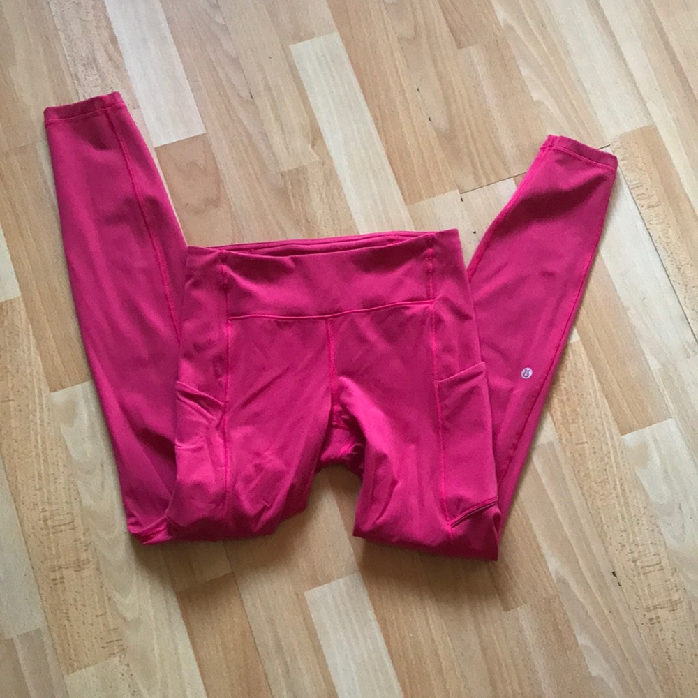 Lululemon pink leggings